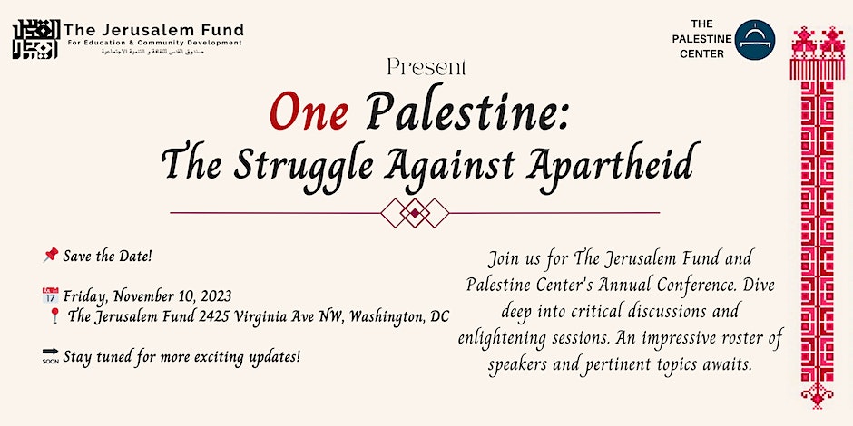 Palestine Center 2023 Annual Conference