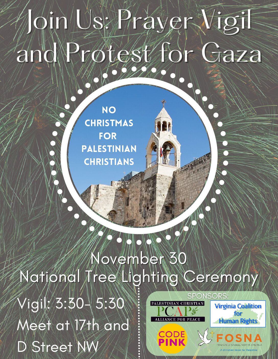 Prayer Vigil and Protest for Gaza