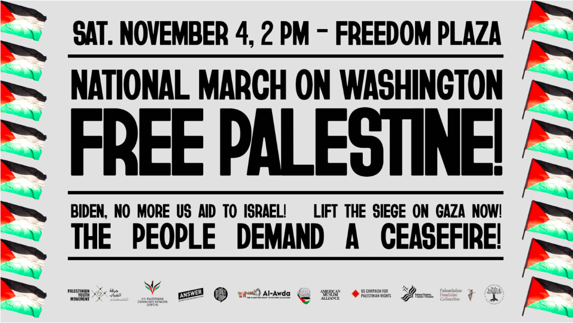 National March in Washington: Free Palestine