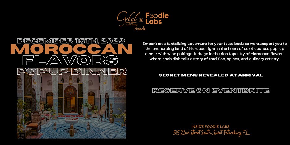 Moroccan Night POP UP Dinner Series Episode 1