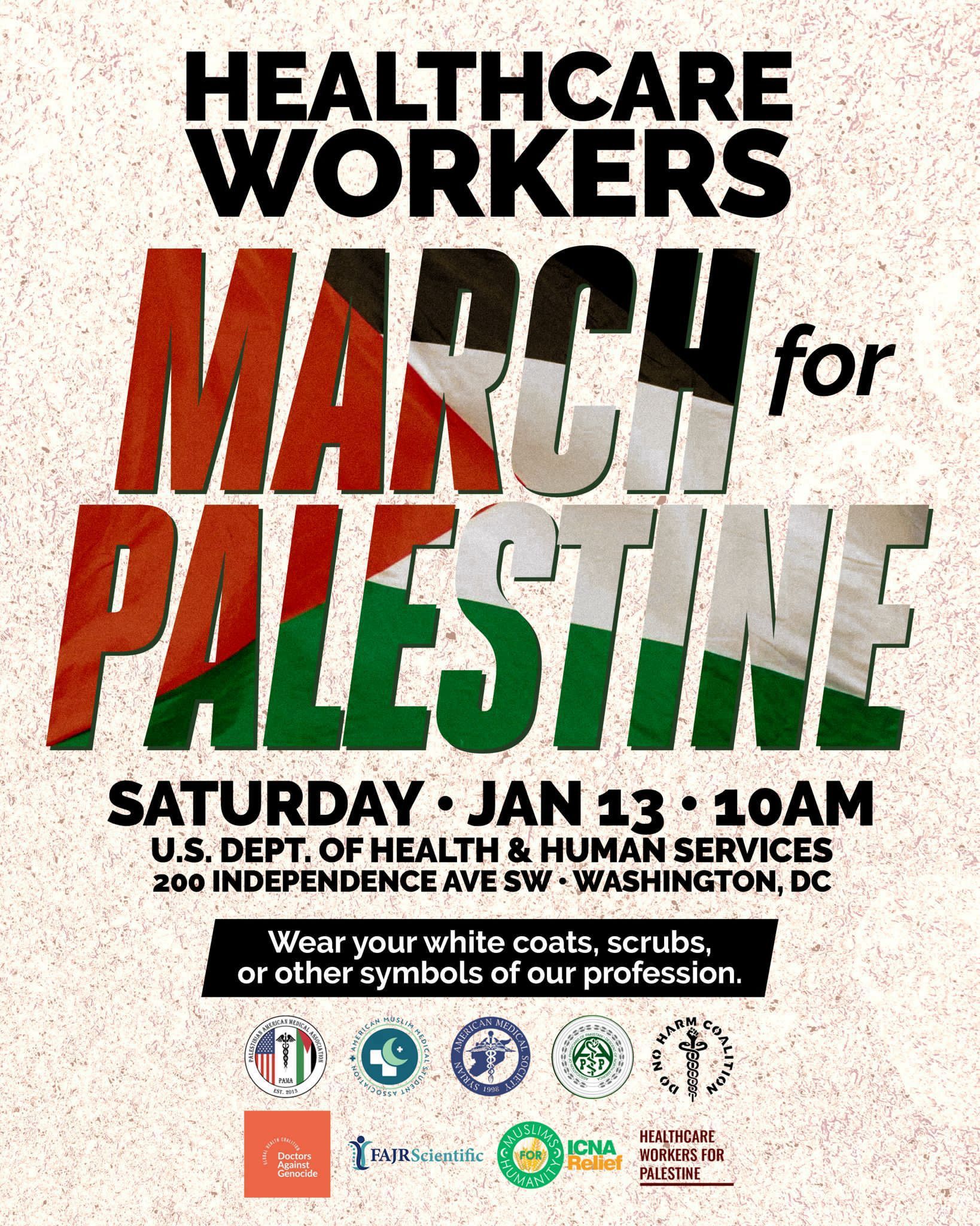 Healthcare Workers March for Palestine