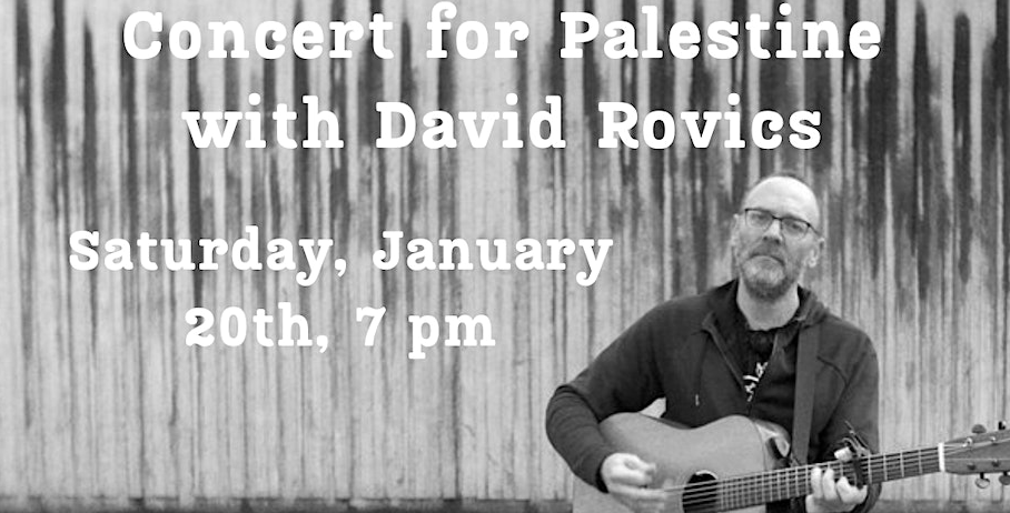 Concert for Palestine with David Rovics