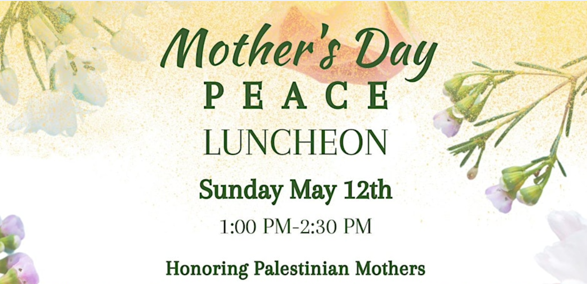 Mother's Day Peace Luncheon