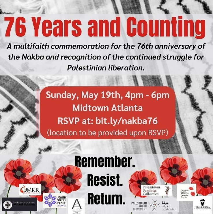 Nakba Commemoration Event: 76 Years and Counting