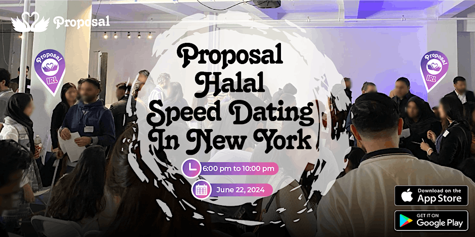 Proposal BIGGEST Eid Social & Halal Speed Dating Event in New York