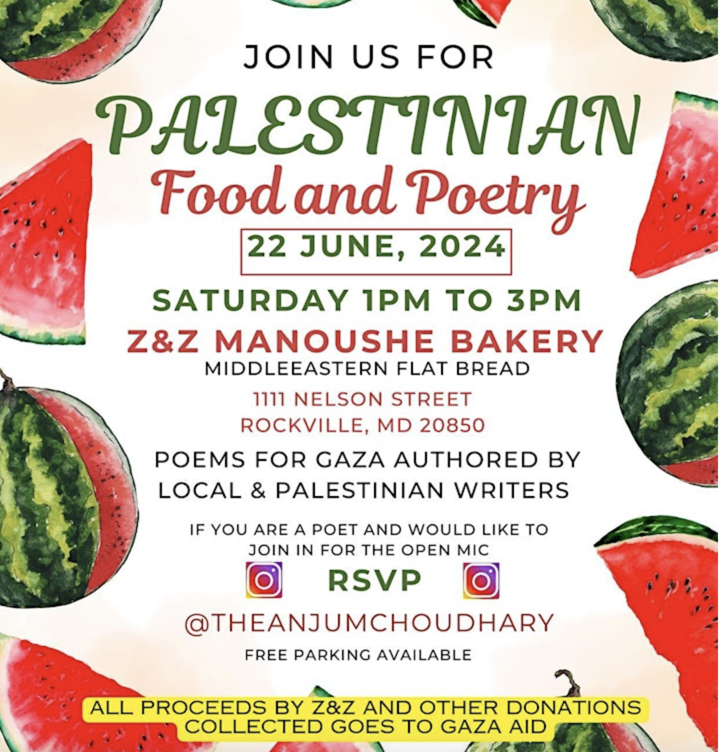 Palestinian Food and Poetry