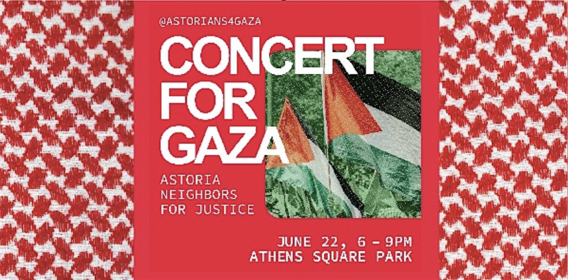 Astoria Neighbors for Justice present: Concert for Gaza