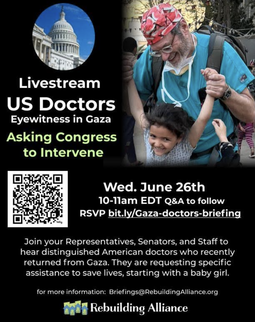 US Doctors- Eyewitness in Gaza Livestream