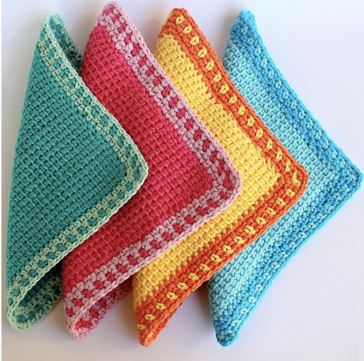 Tunisian Crochet Washcloth Class
