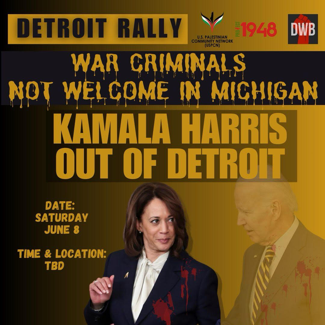 Detroit Rally: Kamala Harris Out of Detroit