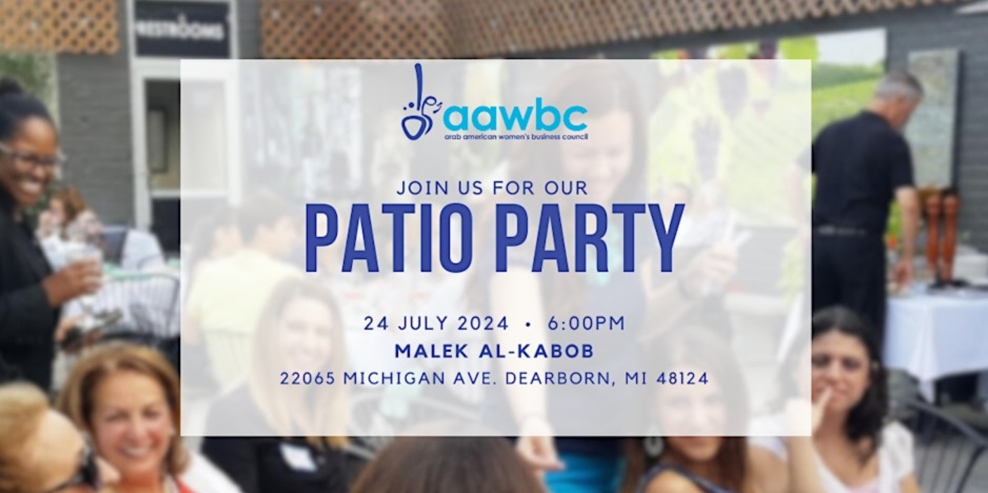 Arab American Women's Business Council Patio Party