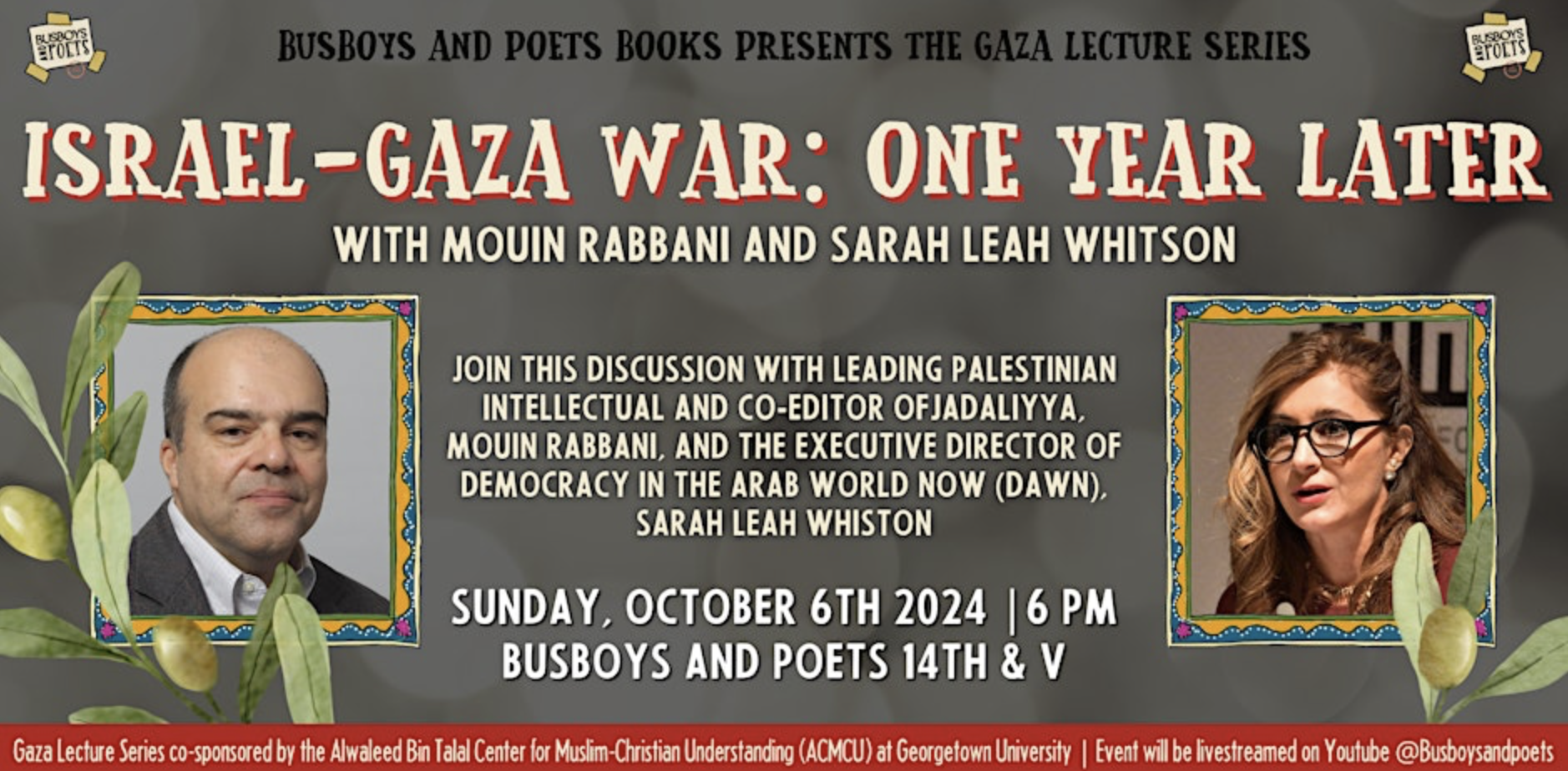 Israel-Gaza War: One Year Later | Gaza Lecture Series