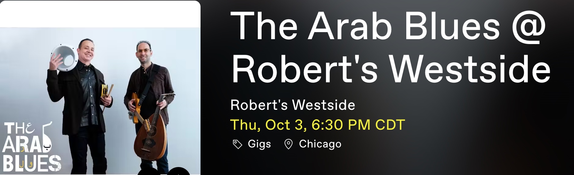 The Arab Blues @ Robert's Westside