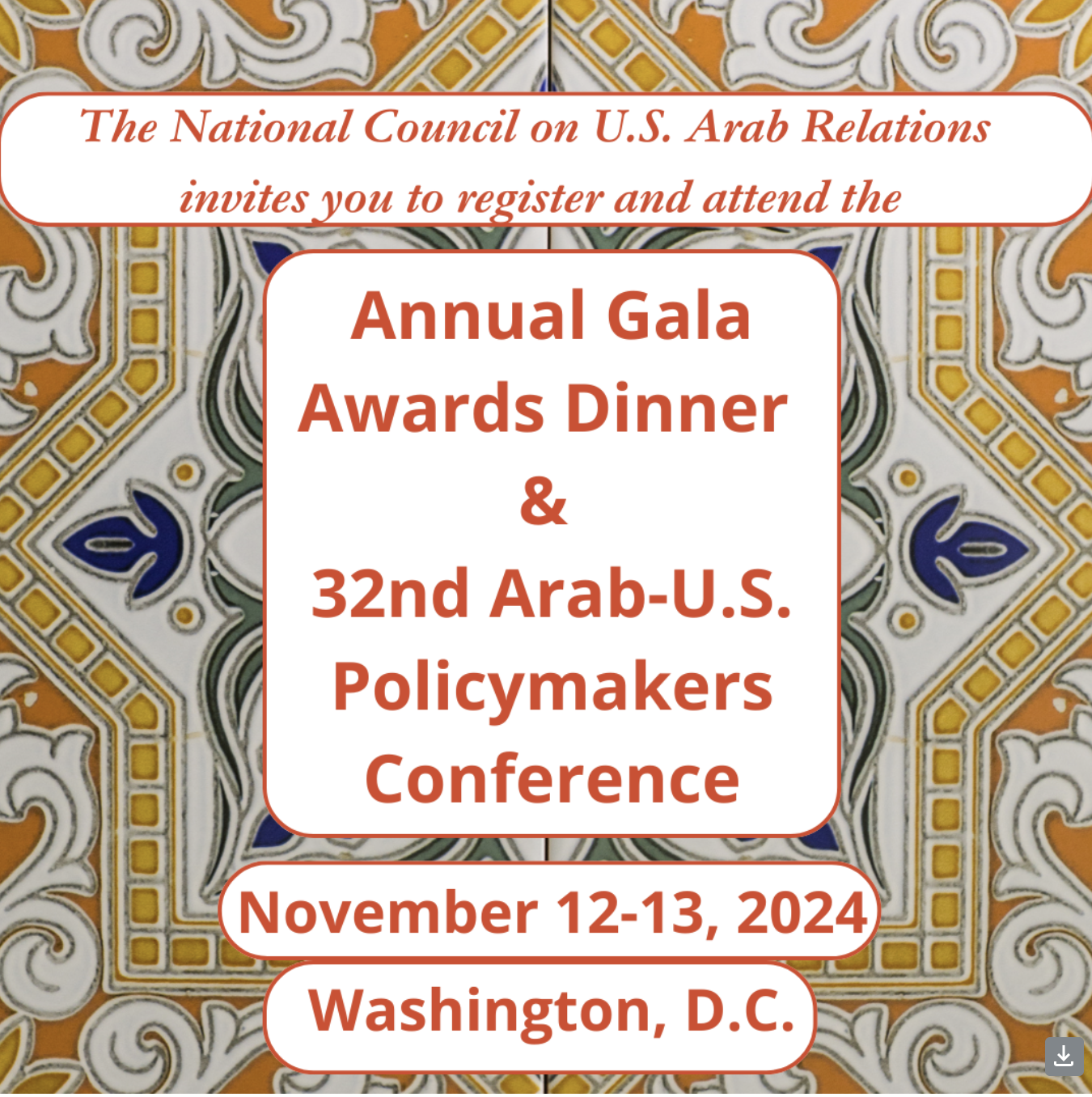 National Council on U.S.-Arab Relations Annual Gala