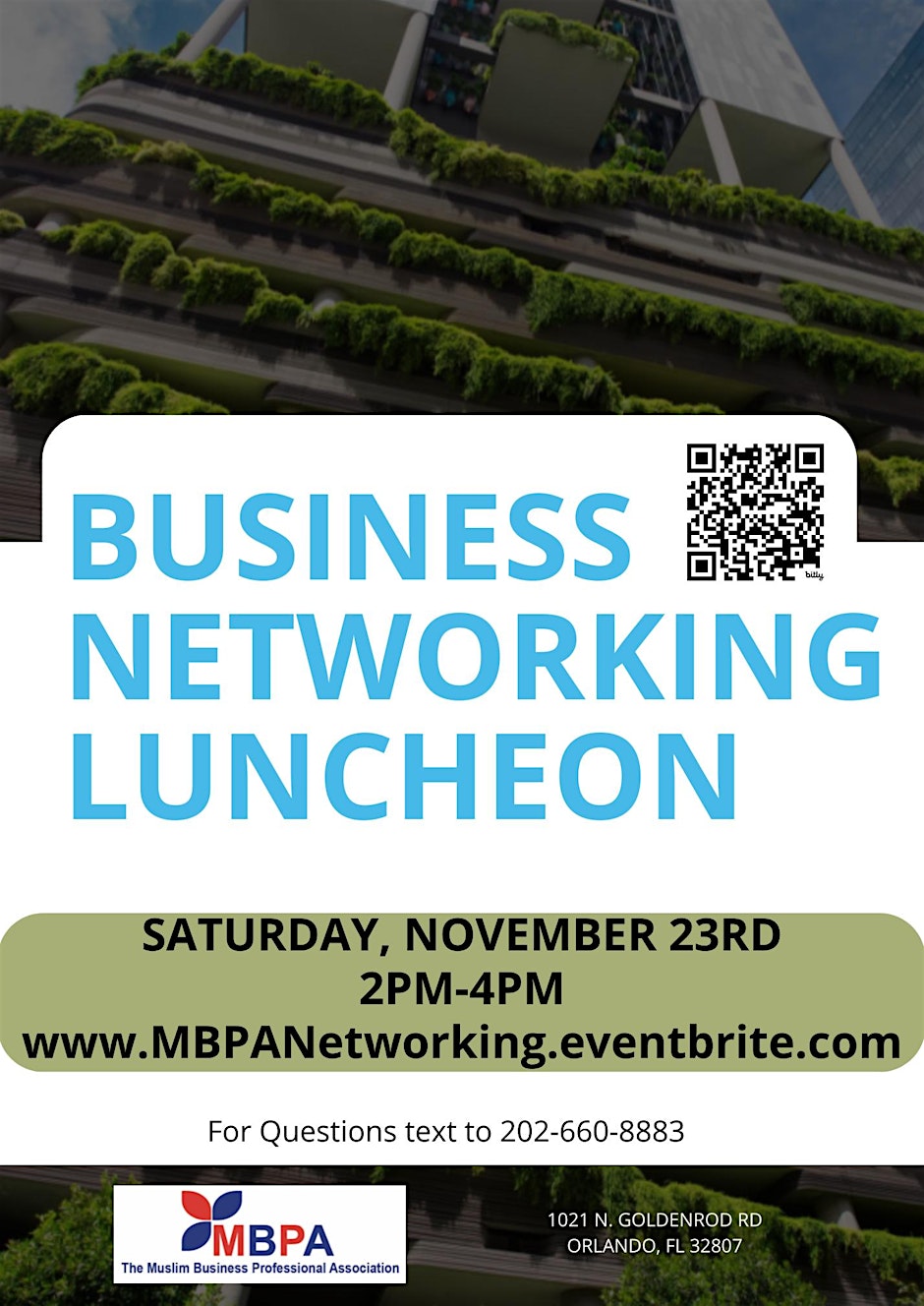 Muslim Business Professional Association Networking Lunch