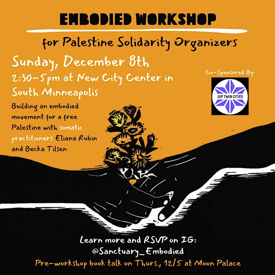 Embodied Workshop for Palestine Solidarity Organizers