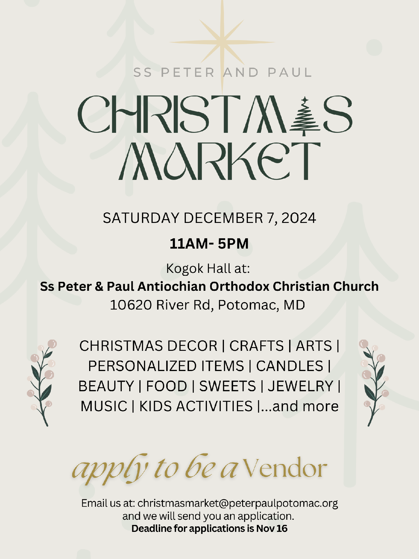 SS Peter and Paul's Christmas Market