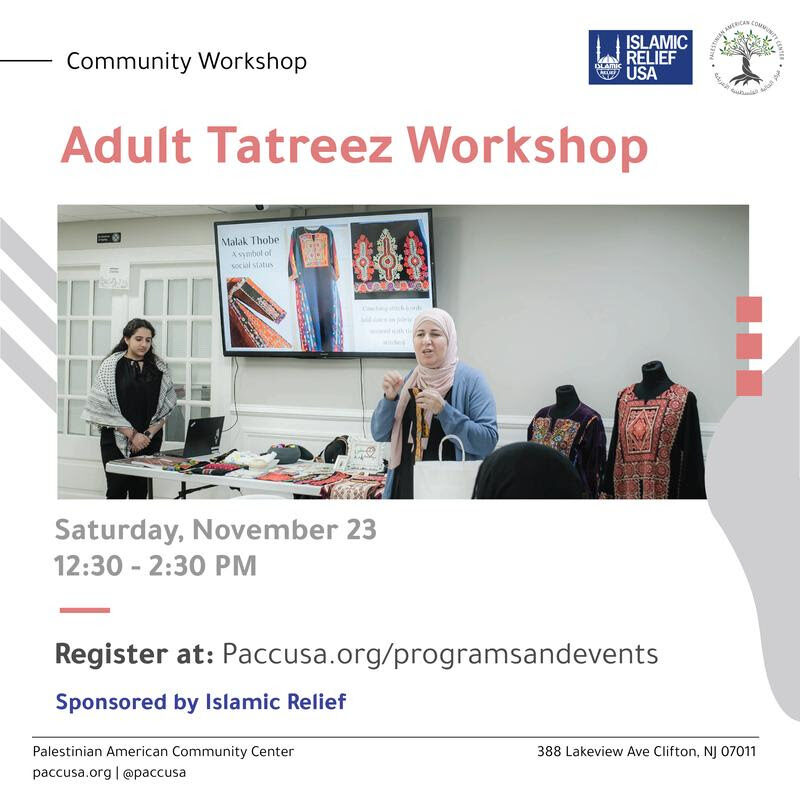 Adult Tatreez Workshop