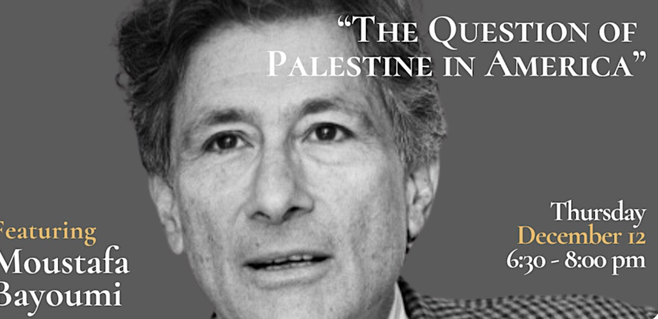 Edward Said Memorial Lecture: The Question of Palestine in America