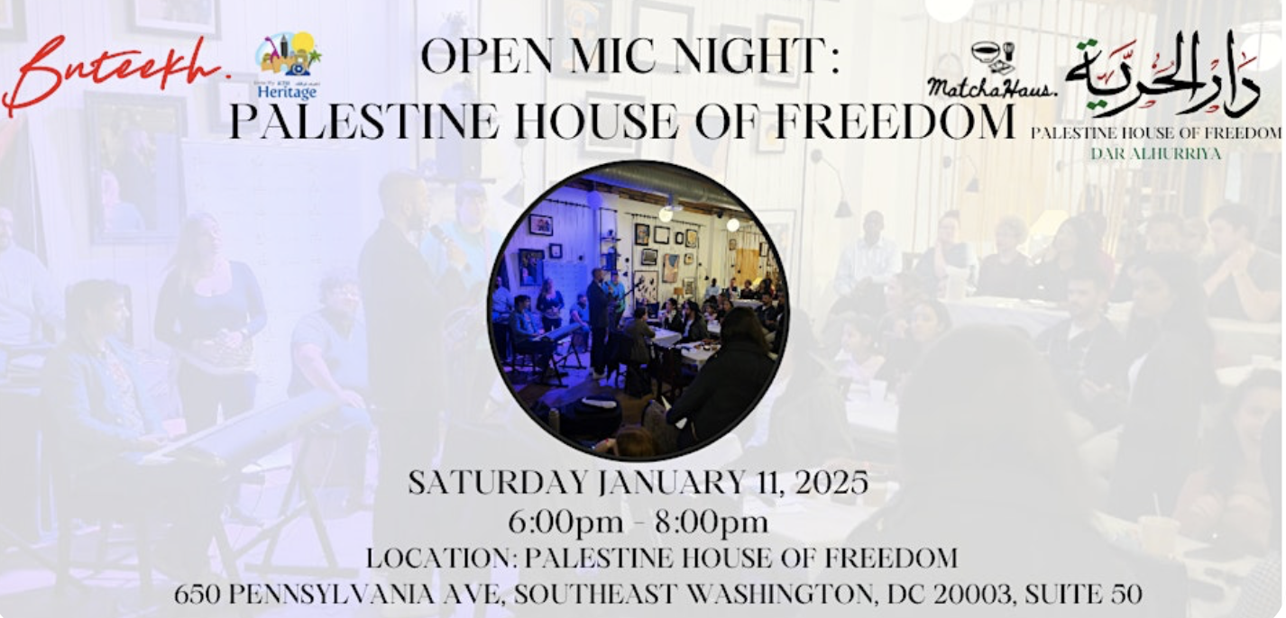 Buteekh Open Mic Night for Palestine