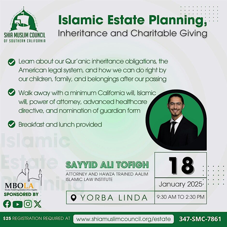 Islamic Estate Planning, Inheritance and Charitable Giving