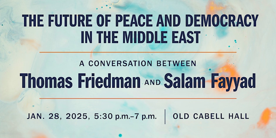 The Future of Peace and Democracy in the Middle East