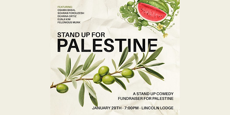 Stand Up for Palestine: A Comedy Show for the PCRF