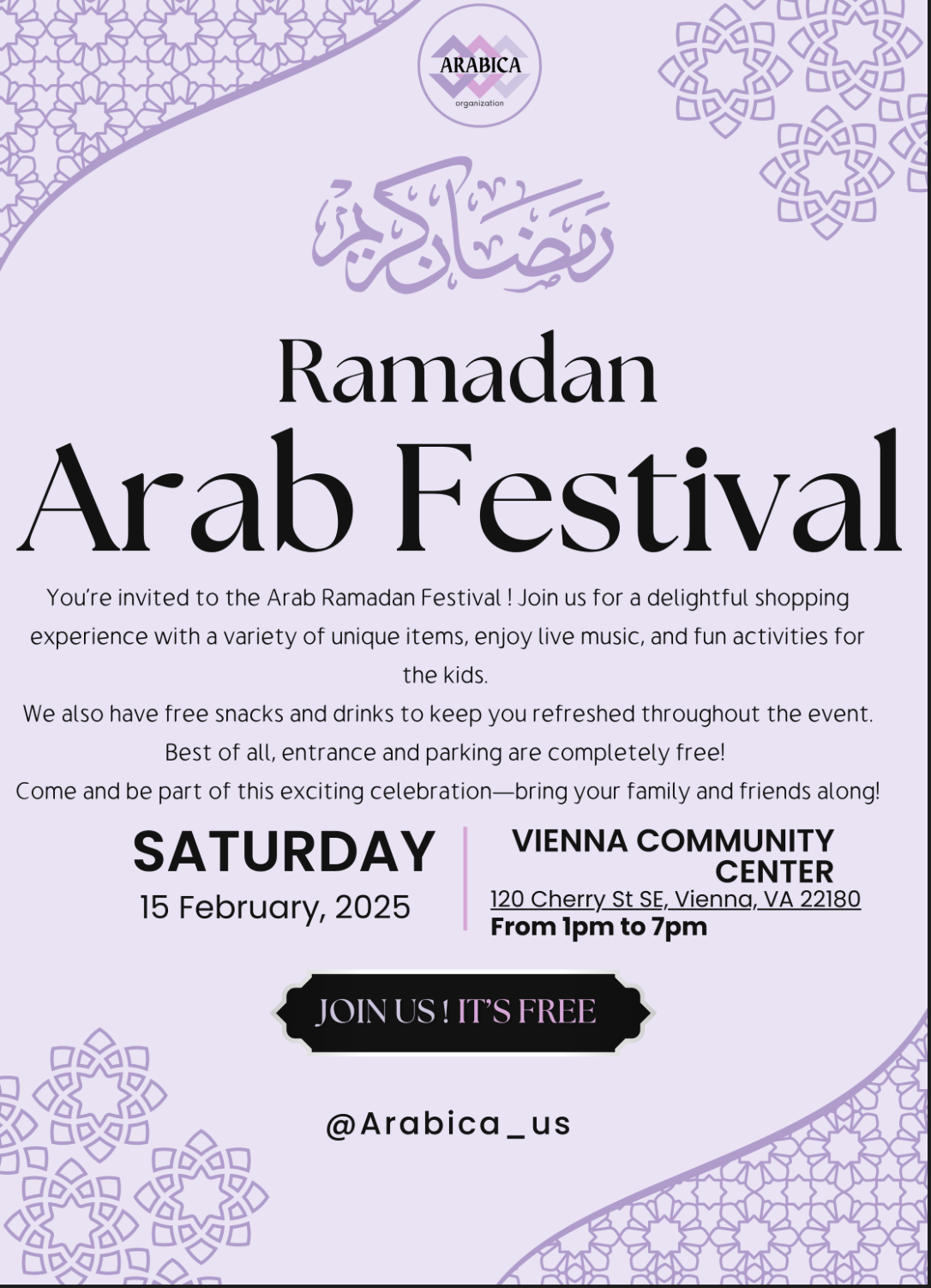 Ramadan Arab Festival