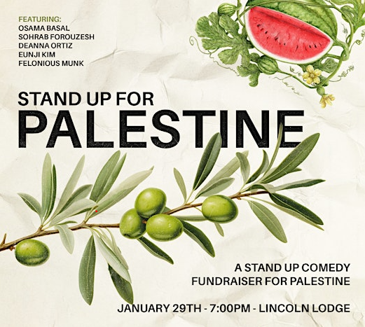 Stand Up for Palestine: A Comedy Show for the PCRF