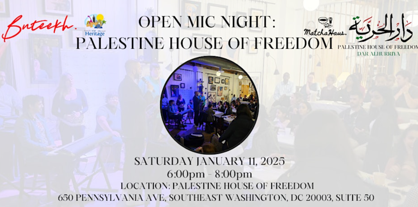 Buteekh Open Mic Night for Palestine